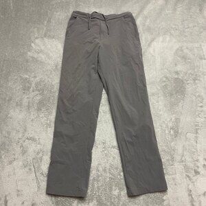 Rohan Gobi Walking Trekking Trousers Men Size 32 Reg Grey Drawstring Zip Pockets
